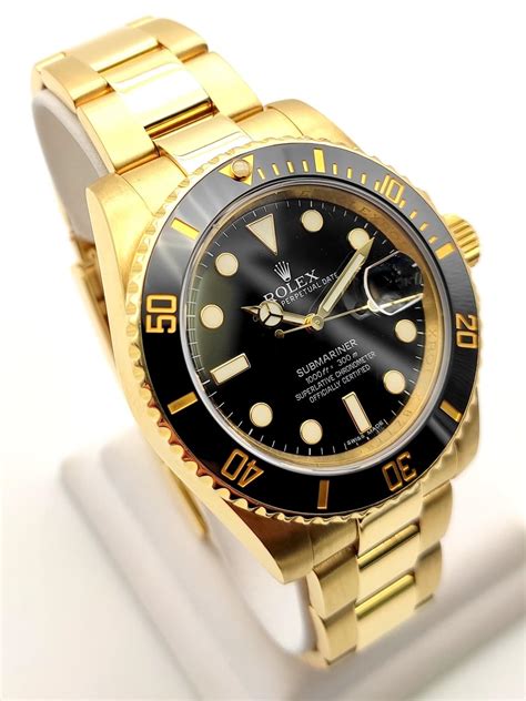 solid gold rolex submariner price
